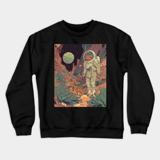 Riding with Calvin and Hobbes Crewneck Sweatshirt